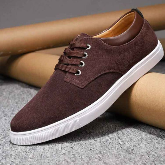 Men's Suede Lace-Up Sneakers