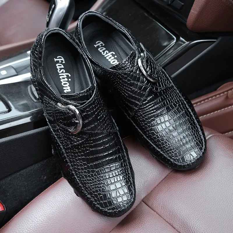 Crocodile Skin Loafers