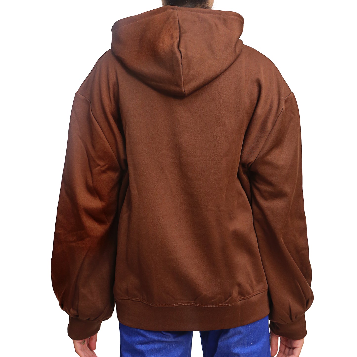 Brown Ruffle Hoodie STW-034S