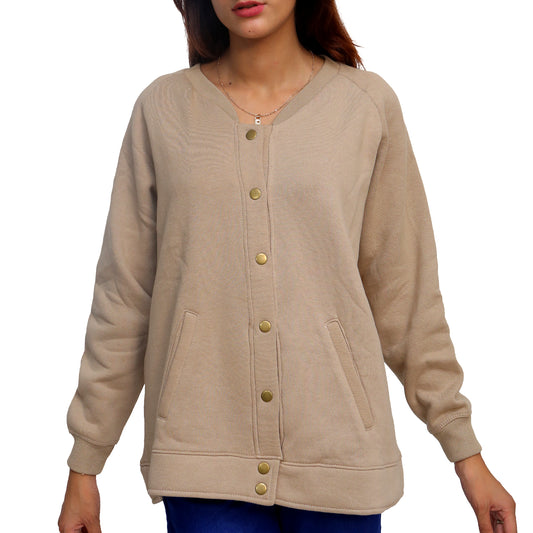 Cozy Button-Up Cardigan STW-2007