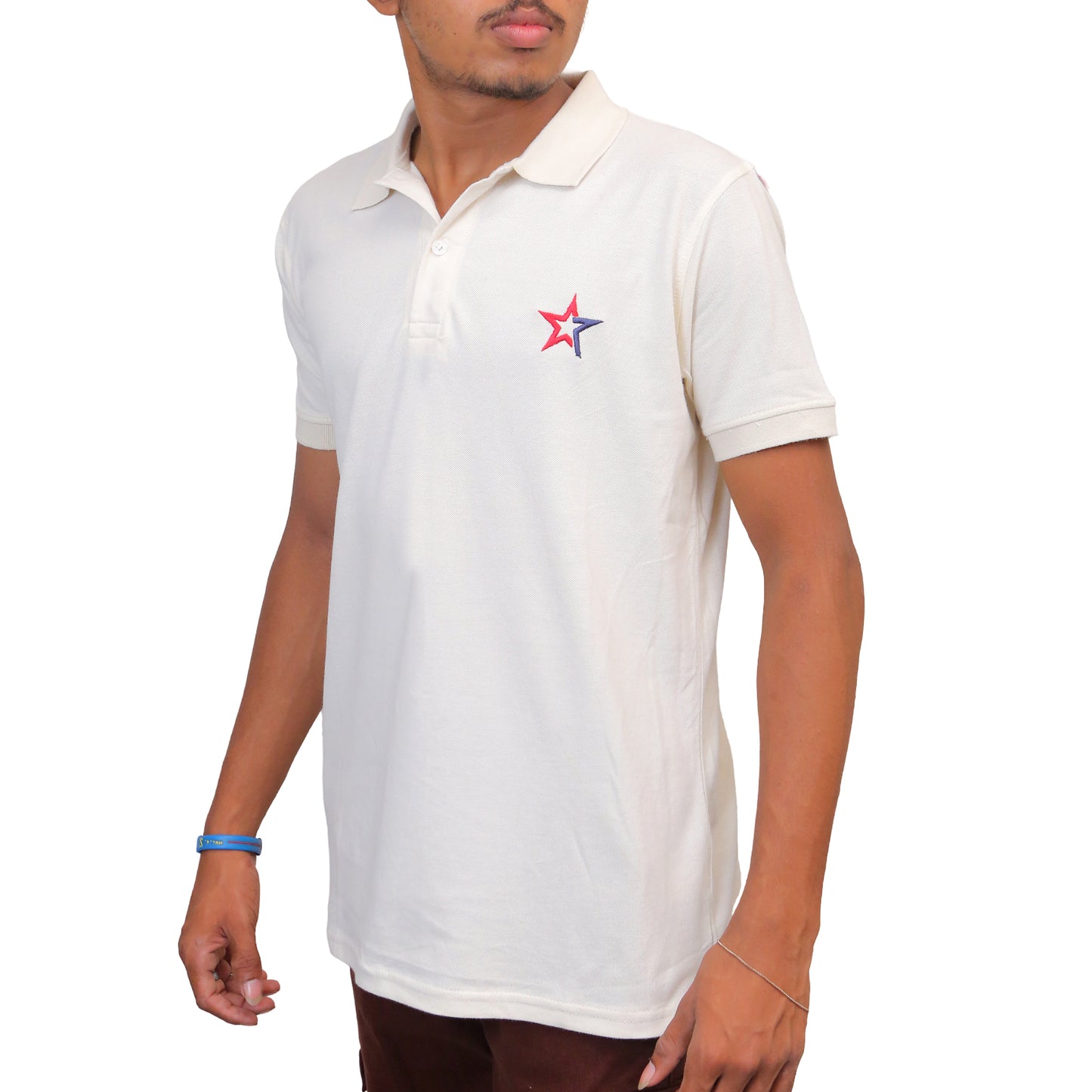 Classic Off White Polo STM-085