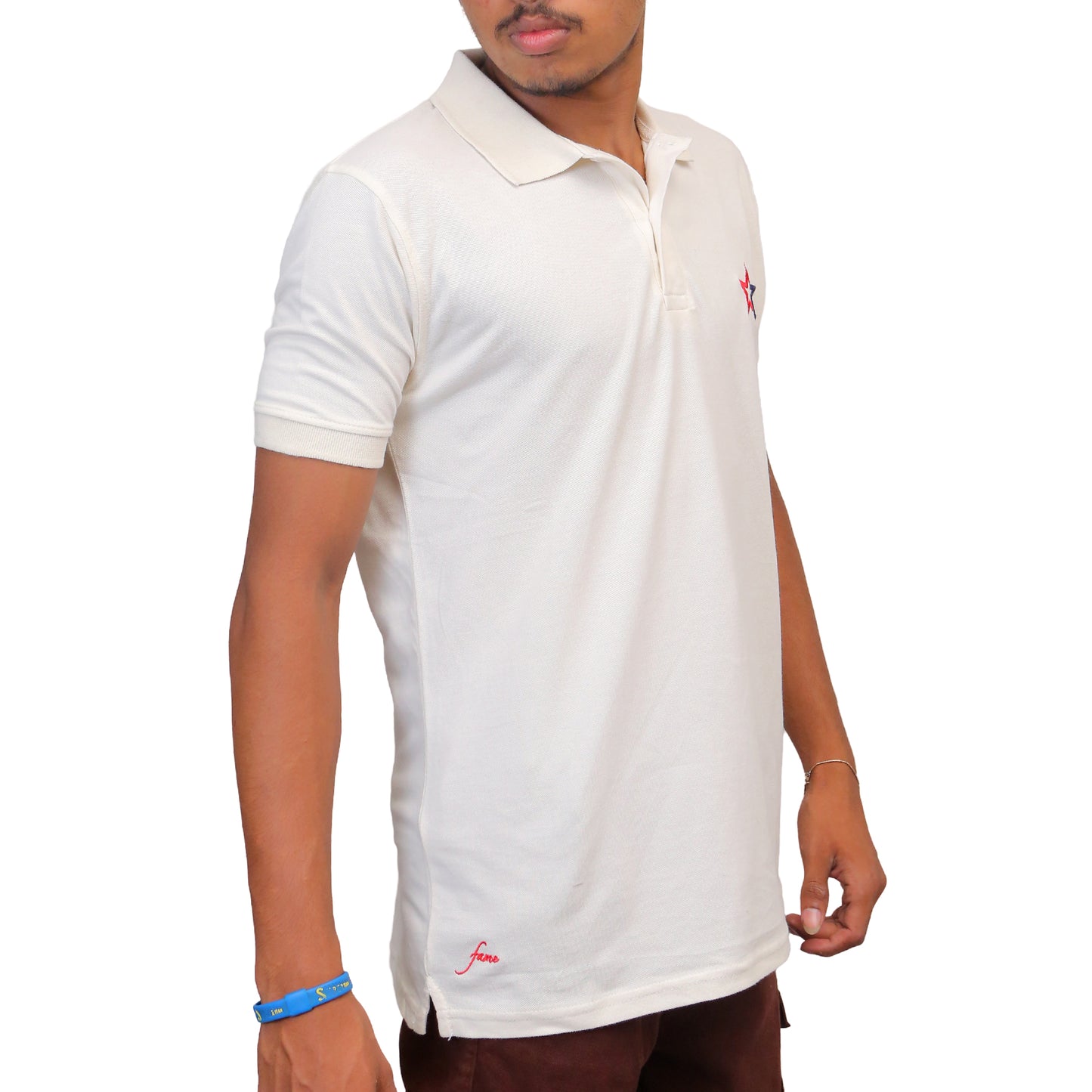 Classic Off White Polo STM-085