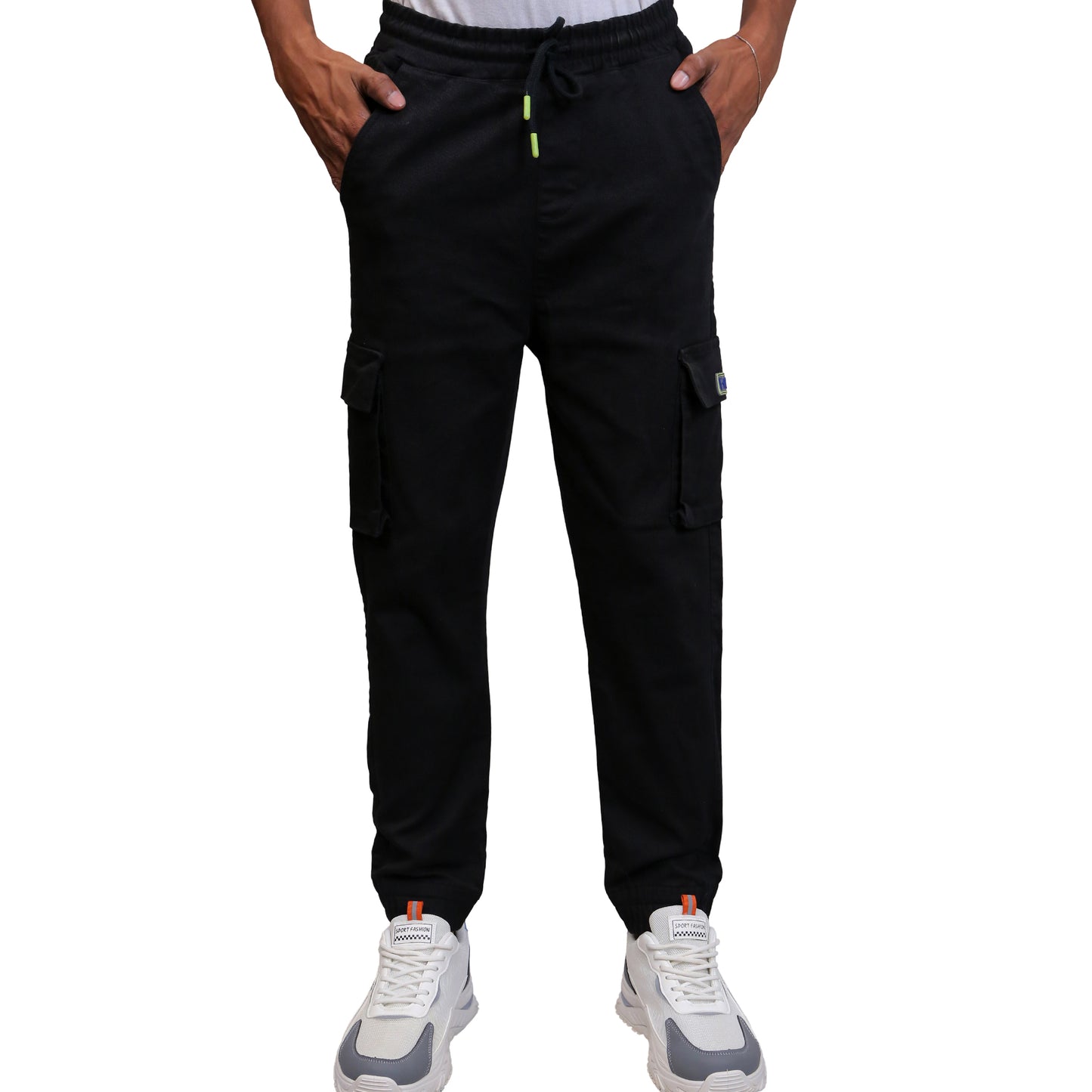 Cozy Denim Cargo Joggers STMDTC-029