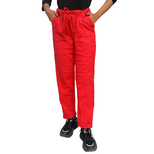 Trendy Crimson Sweatpants STW-2004