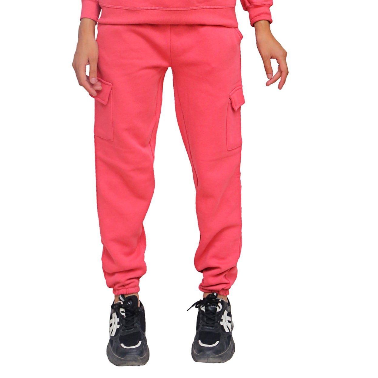 Rose Red Cargo Pants STW-3005