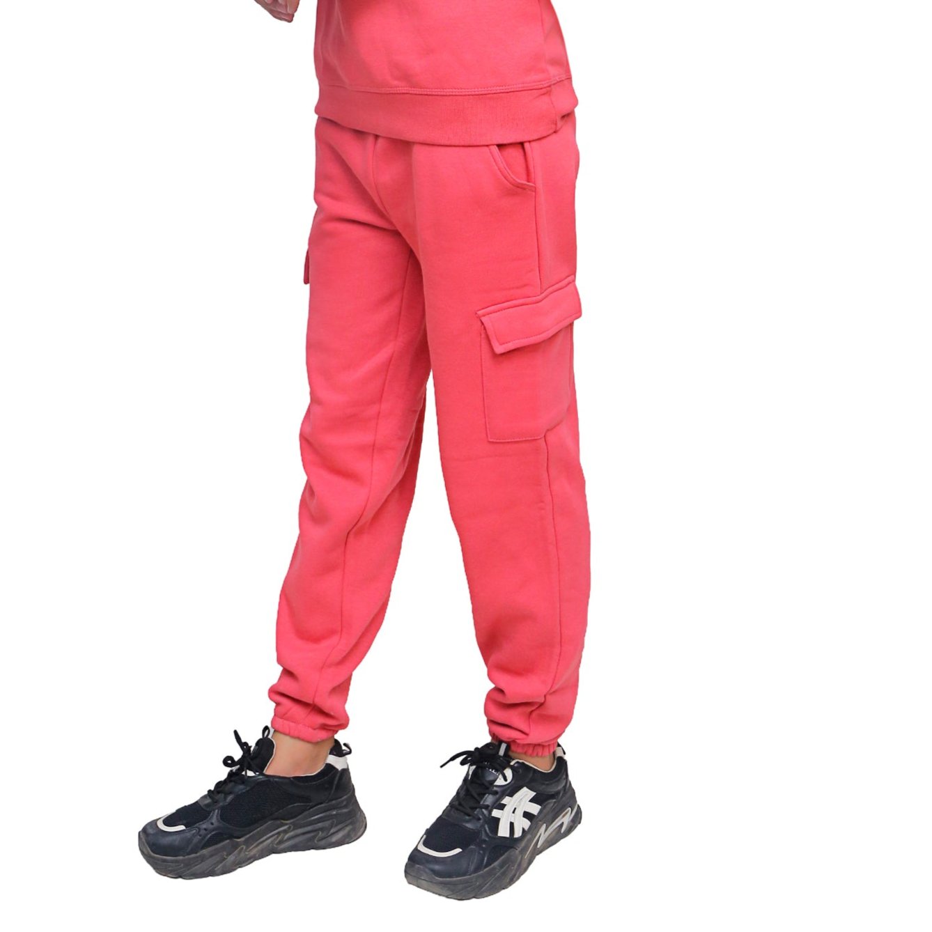 Rose Red Cargo Pants STW-3005