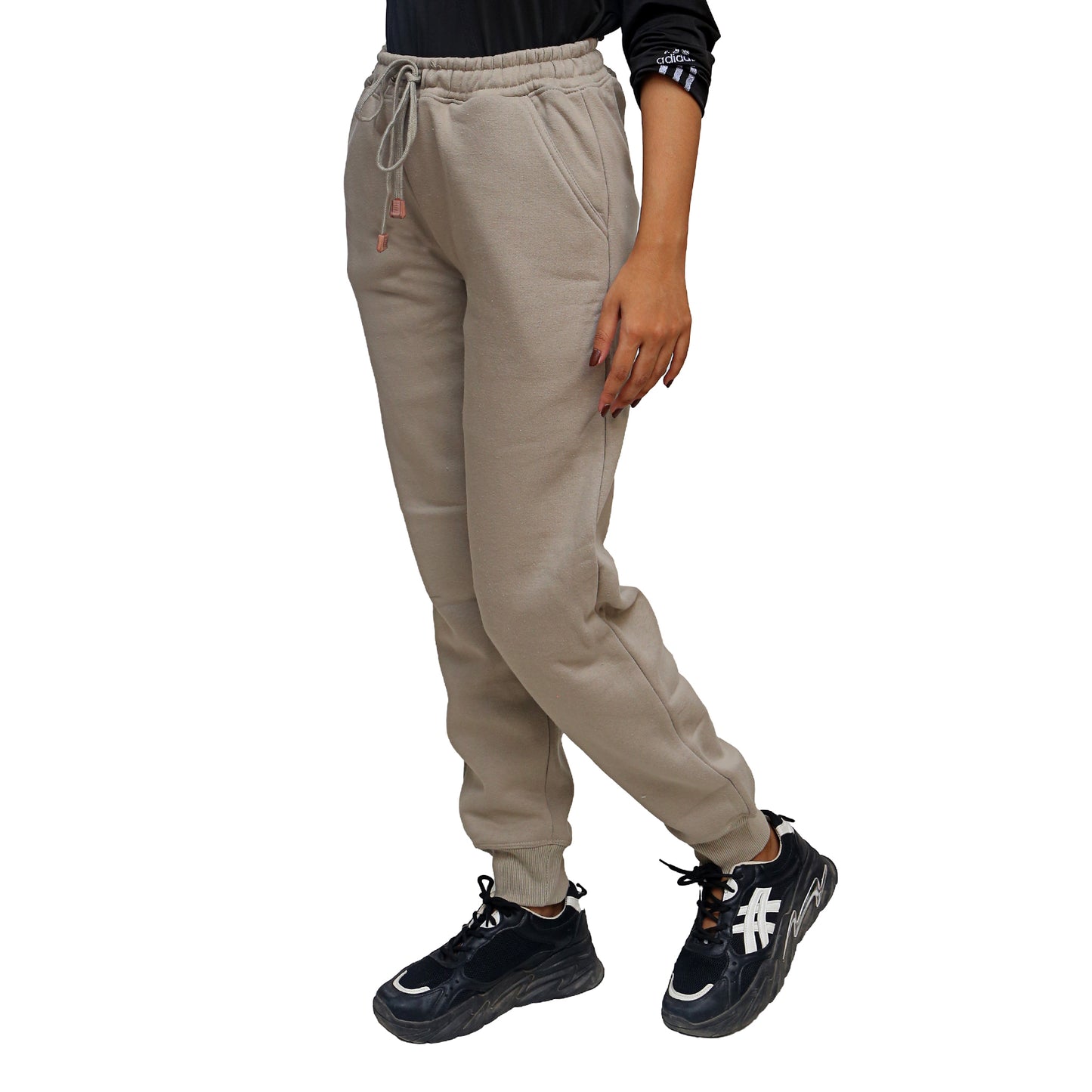 Essential Beige Sweatpants STW-058T