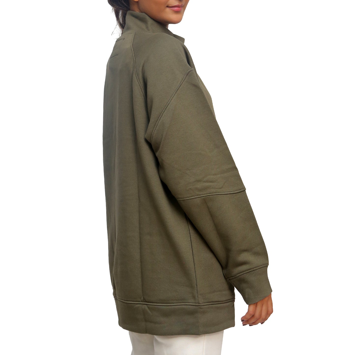 Essential Olive Sweatshirt STW-053S