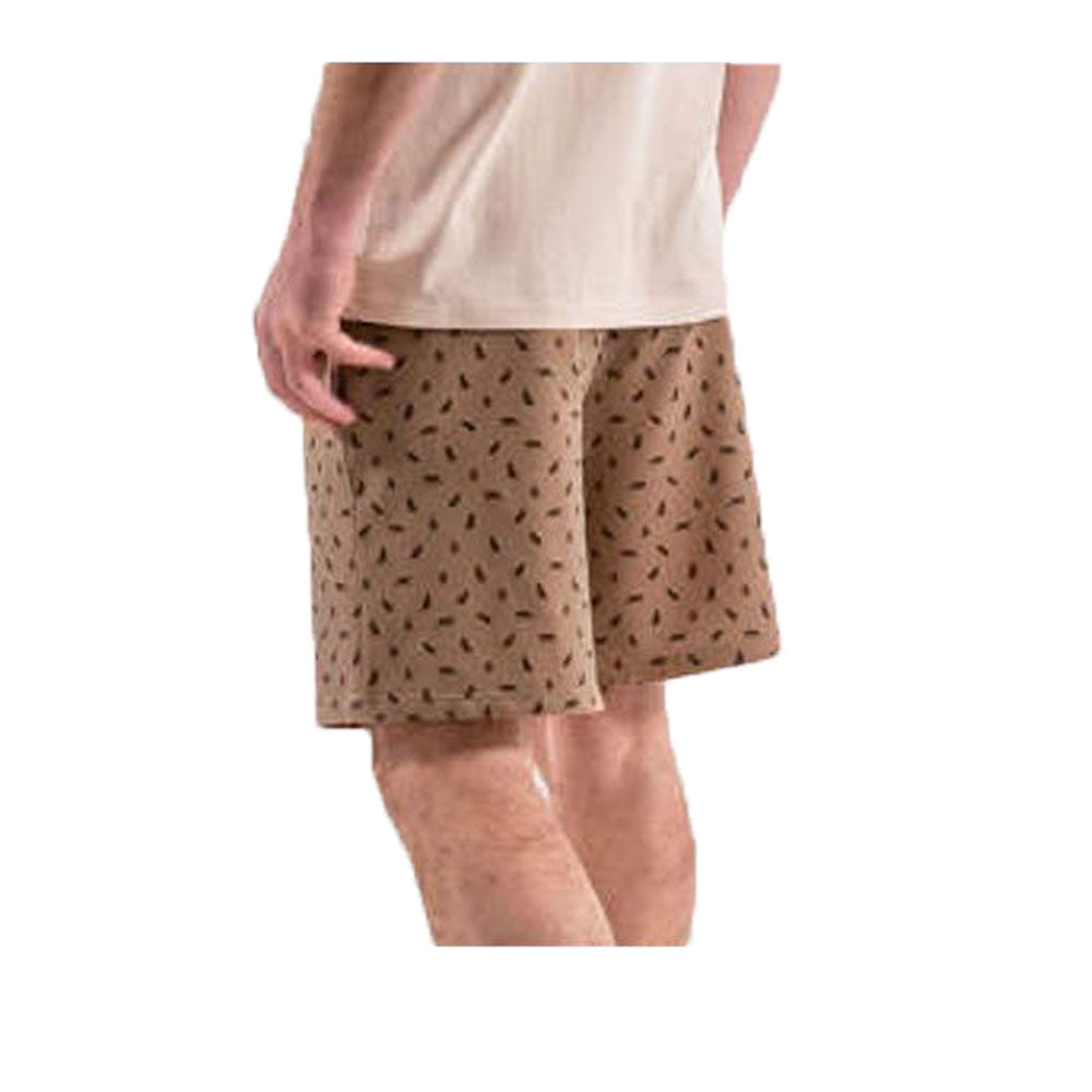 Khaki Safari Fleece Shorts