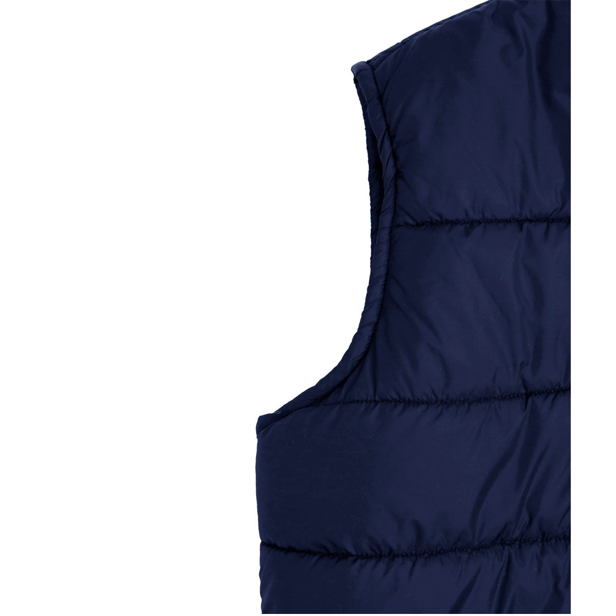 Navy Plus Size Sleeveless Puffer Jacket PSM-6126