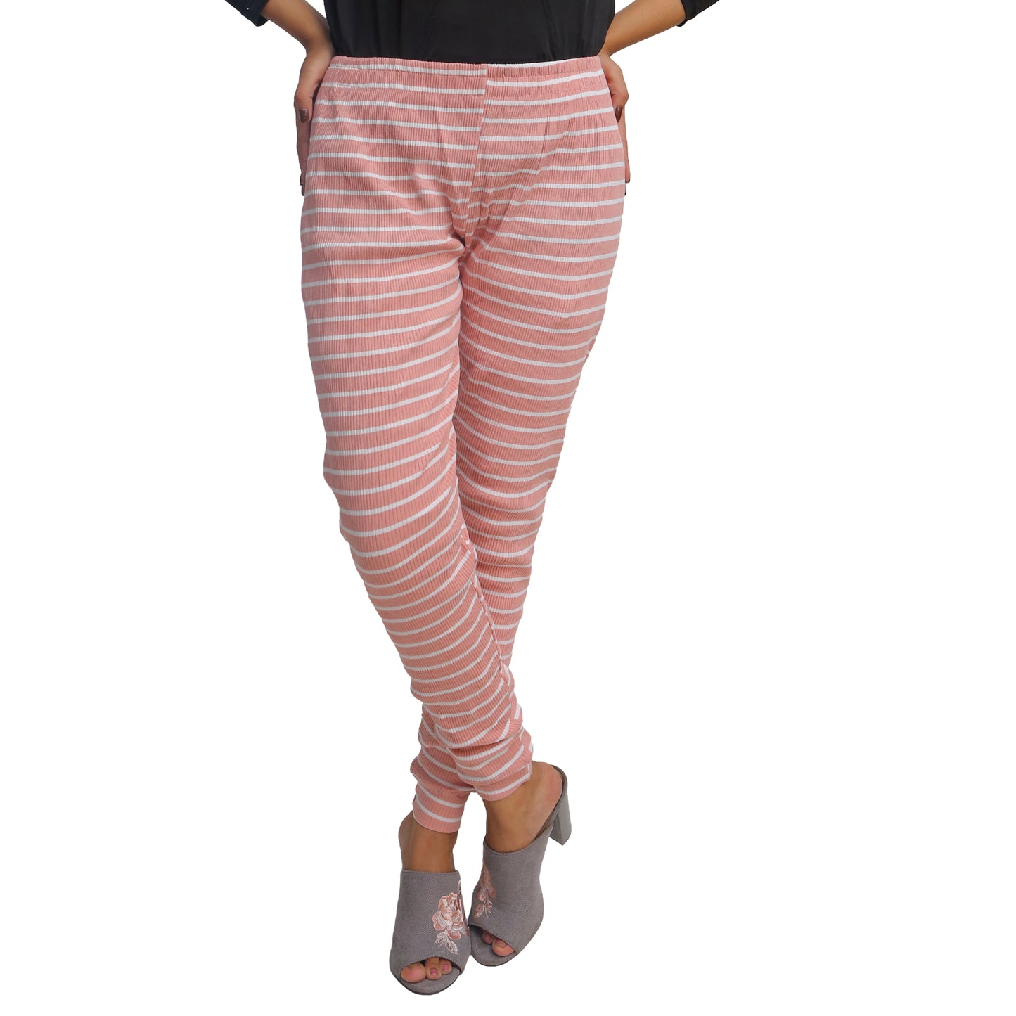 Pink Striped Leggings STW-2024T