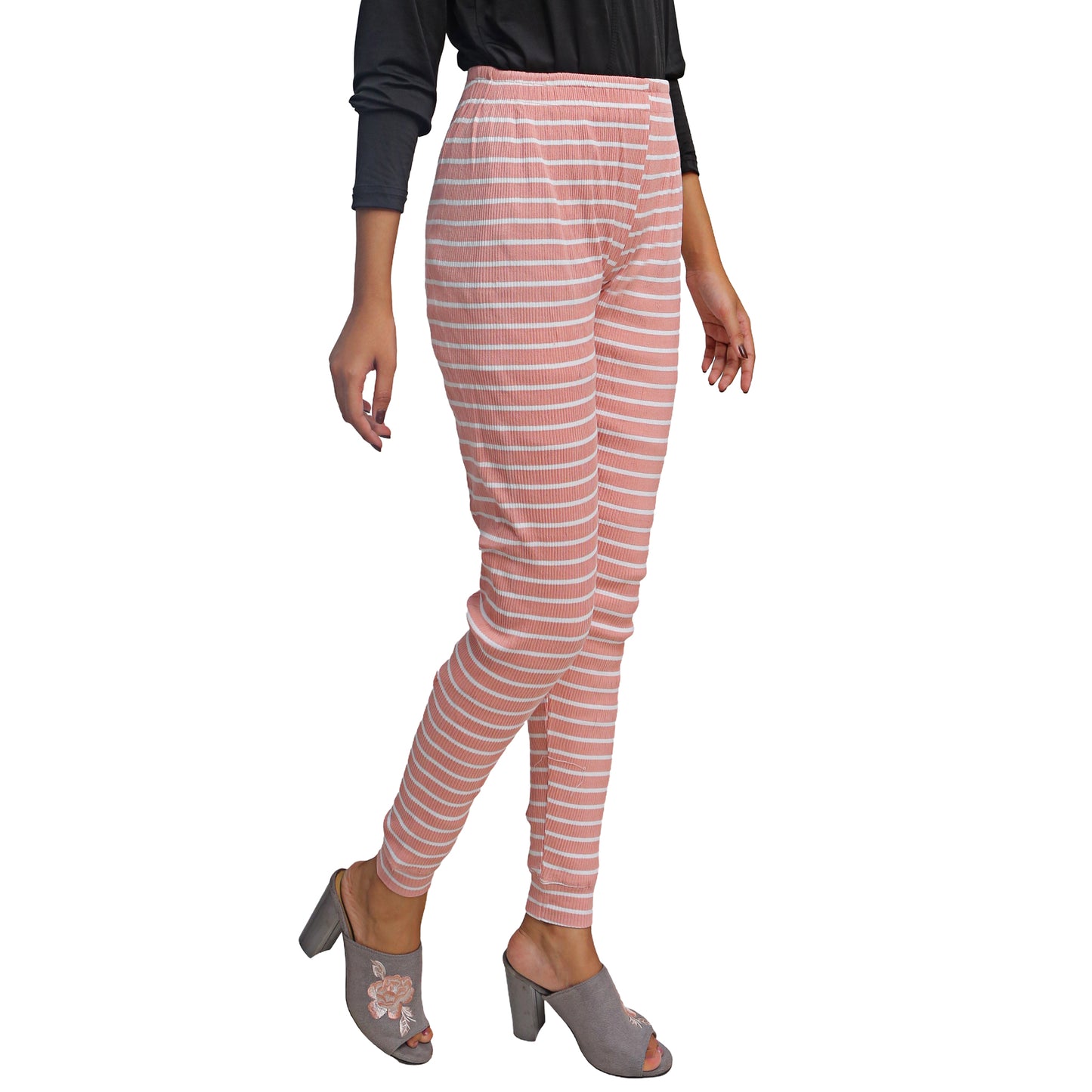 Pink Striped Leggings STW-2024T