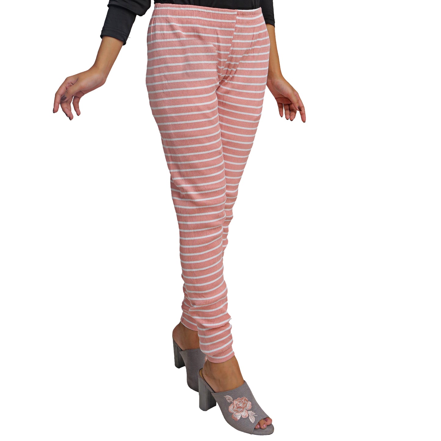 Pink Striped Leggings STW-2024T