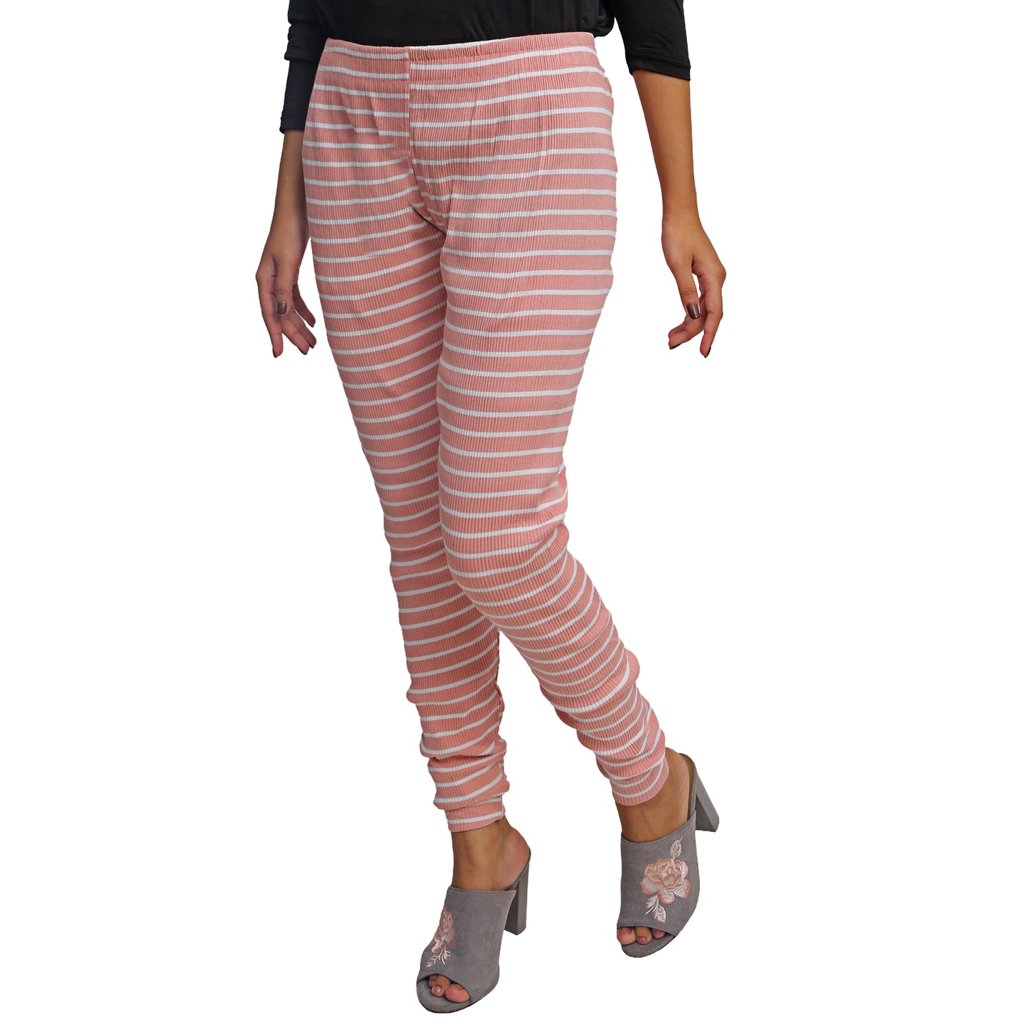 Pink Striped Leggings STW-2024T