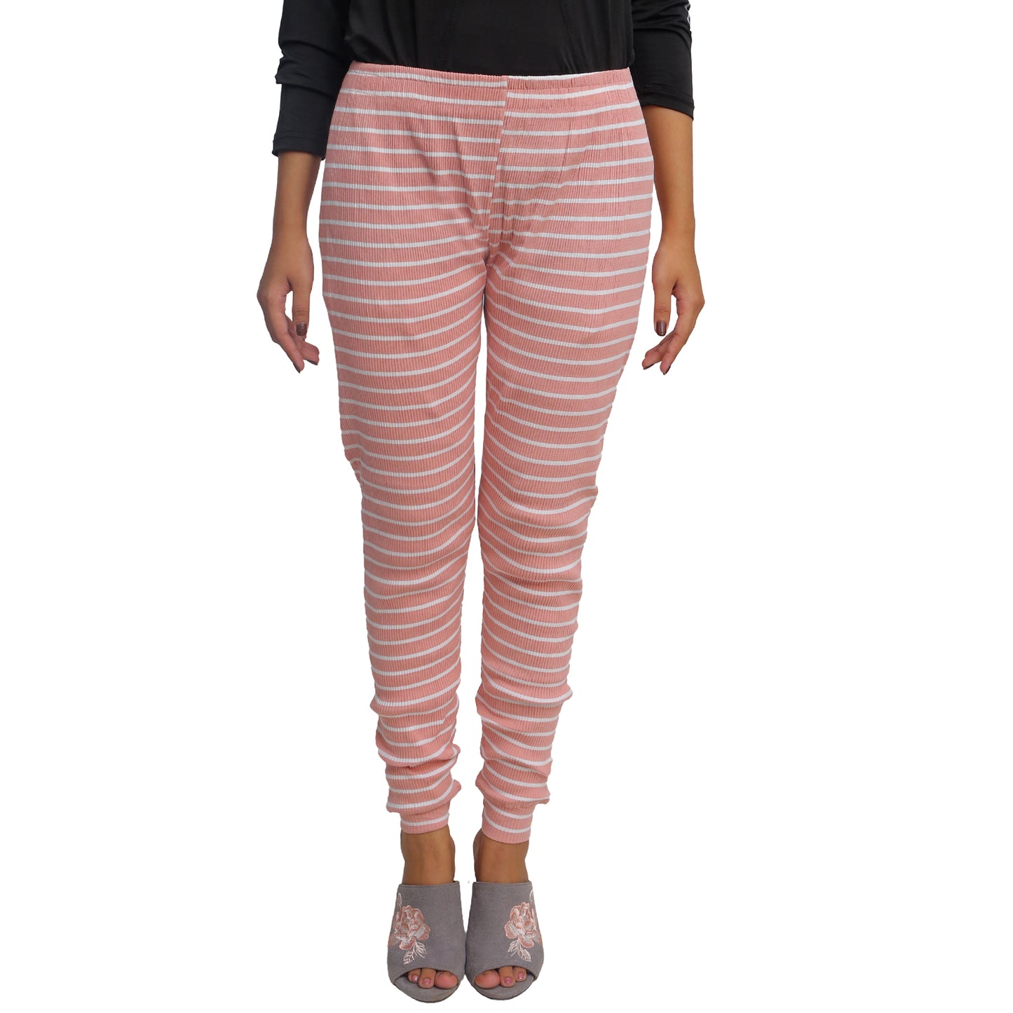 Pink Striped Leggings STW-2024T