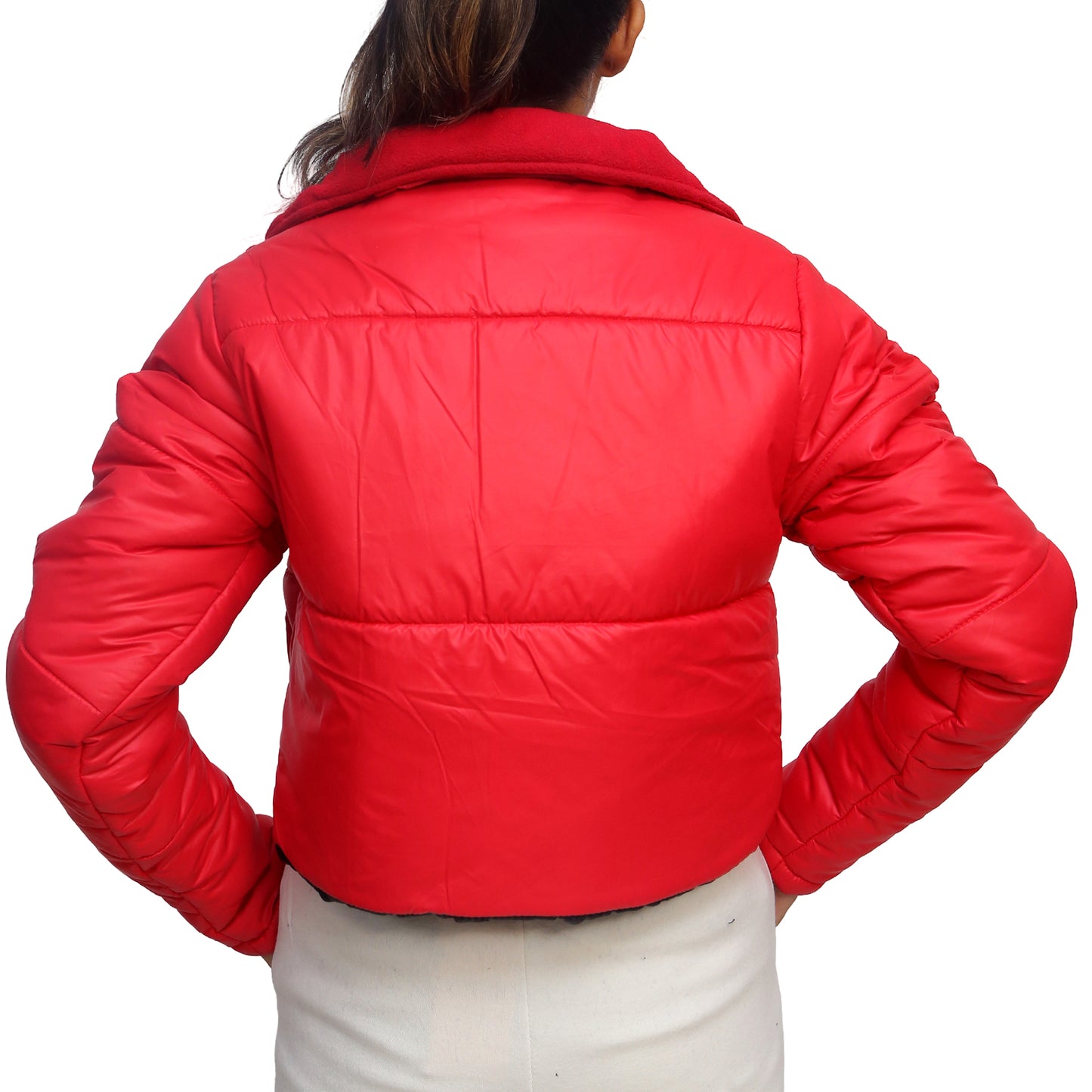 Red Puffer Jacket STW-2055