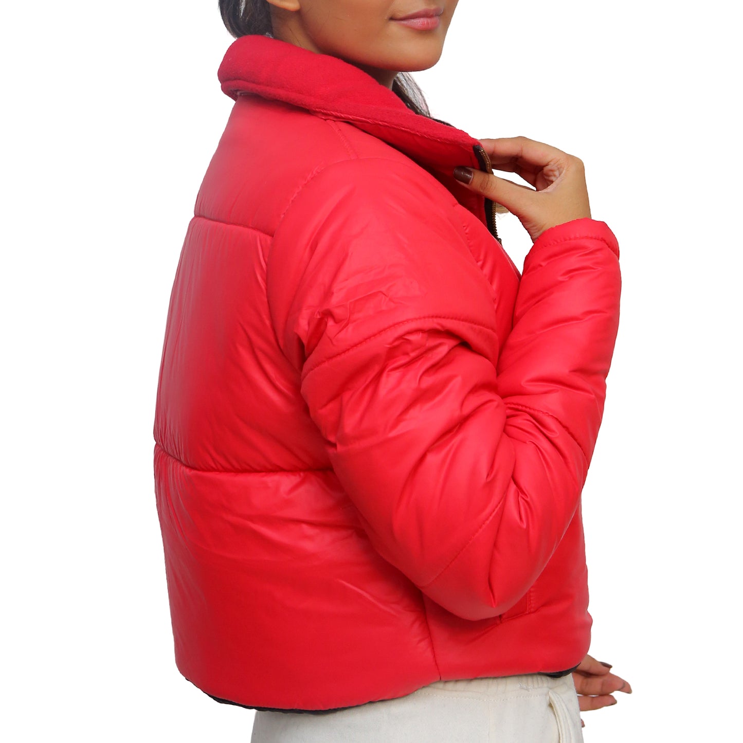 Red Puffer Jacket STW-2055