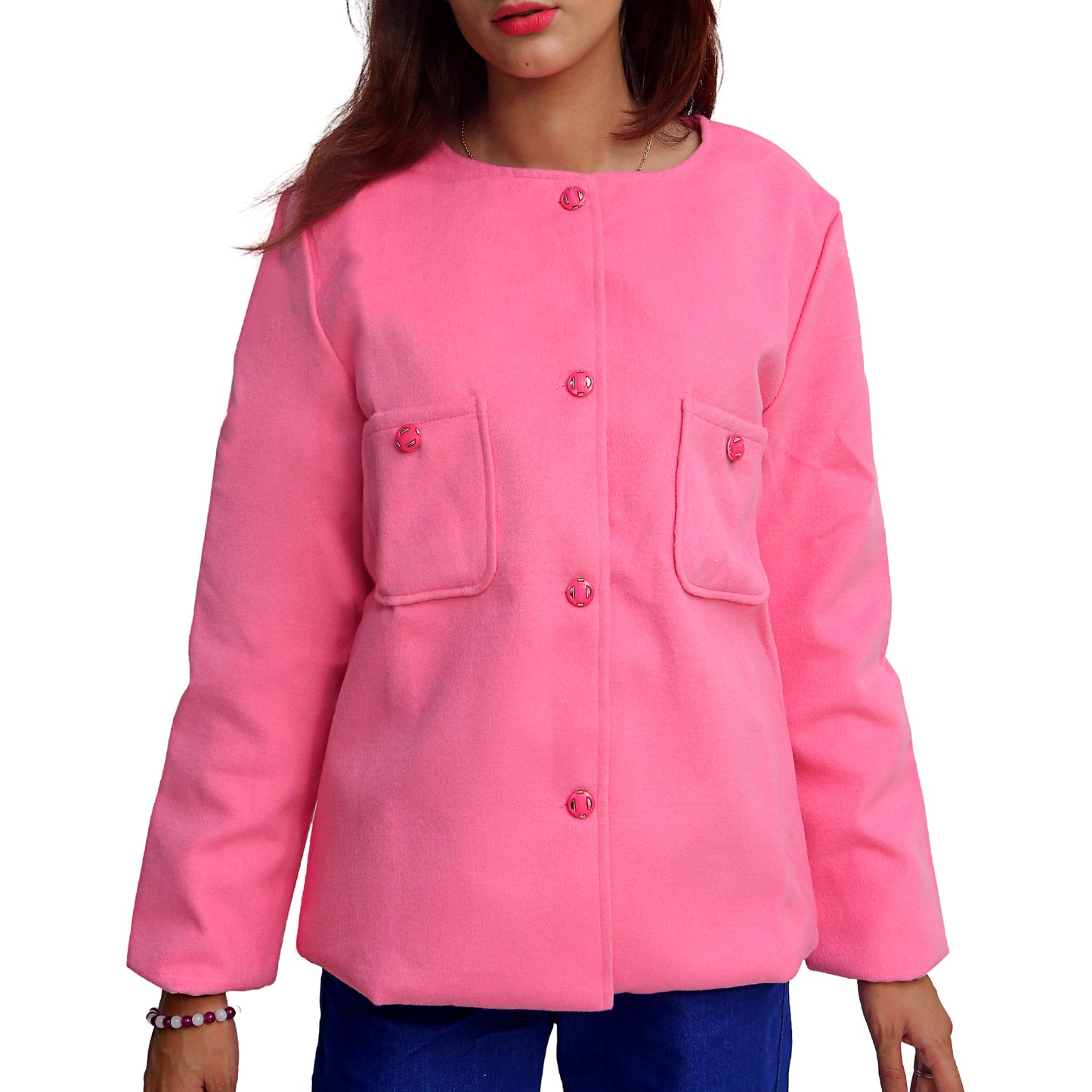 Stylish Pink Blazer STW-2300