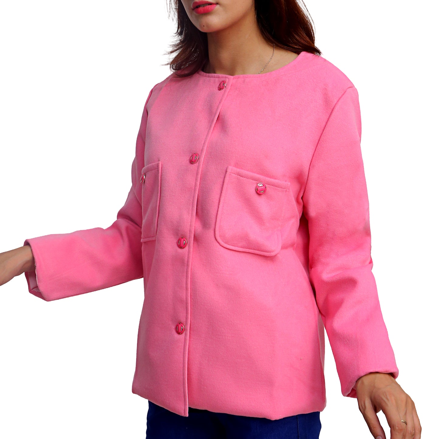 Stylish Pink Blazer STW-2300