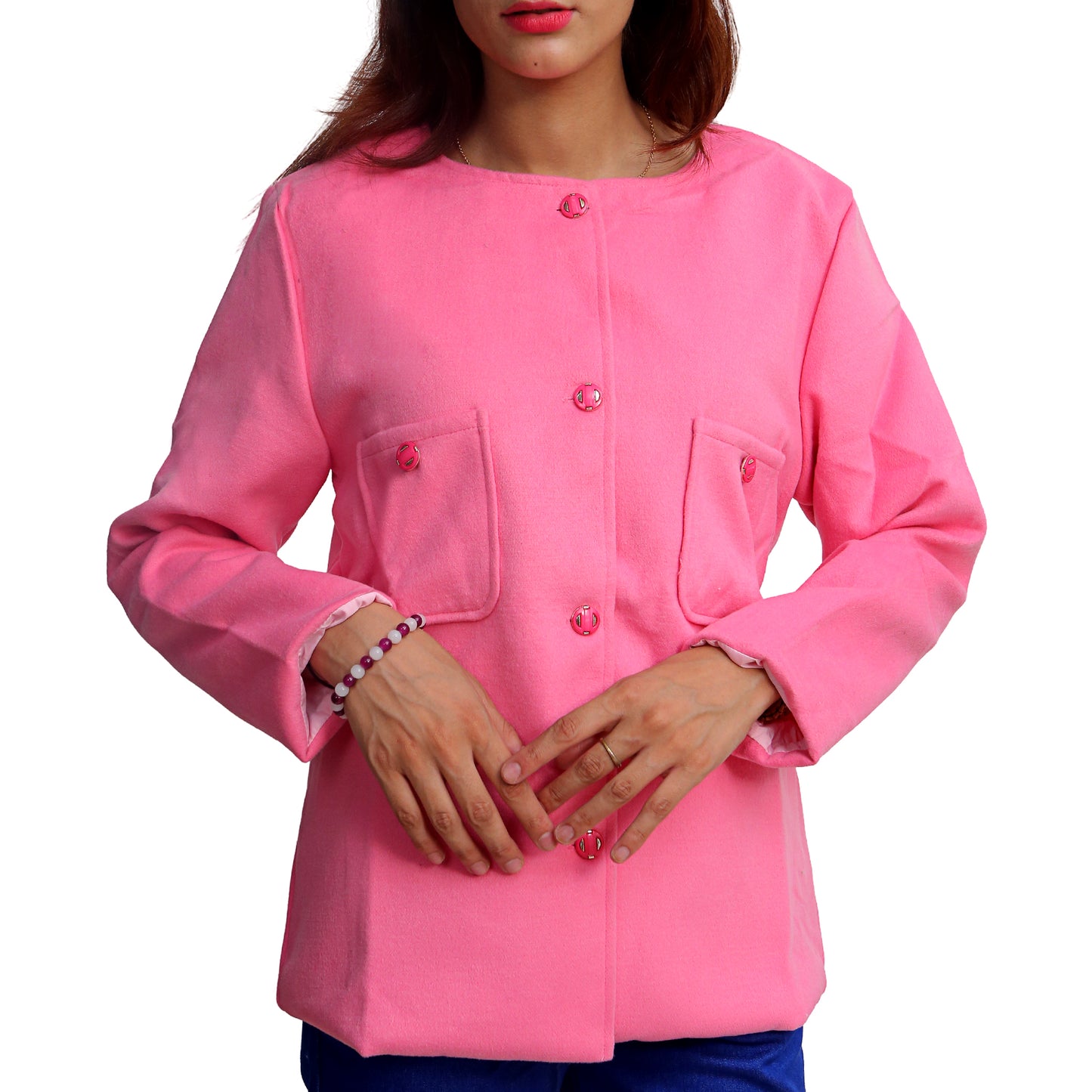 Stylish Pink Blazer STW-2300