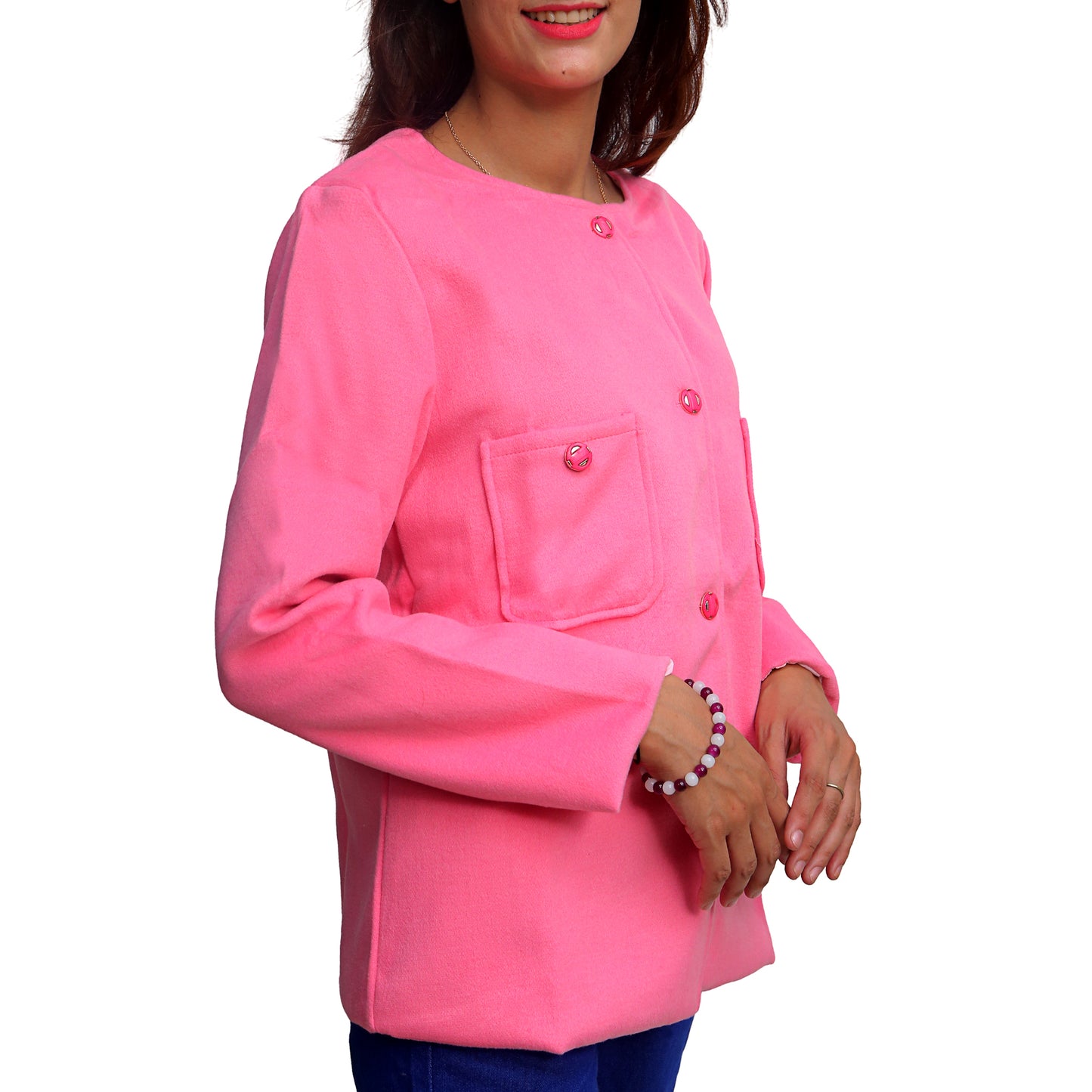 Stylish Pink Blazer STW-2300