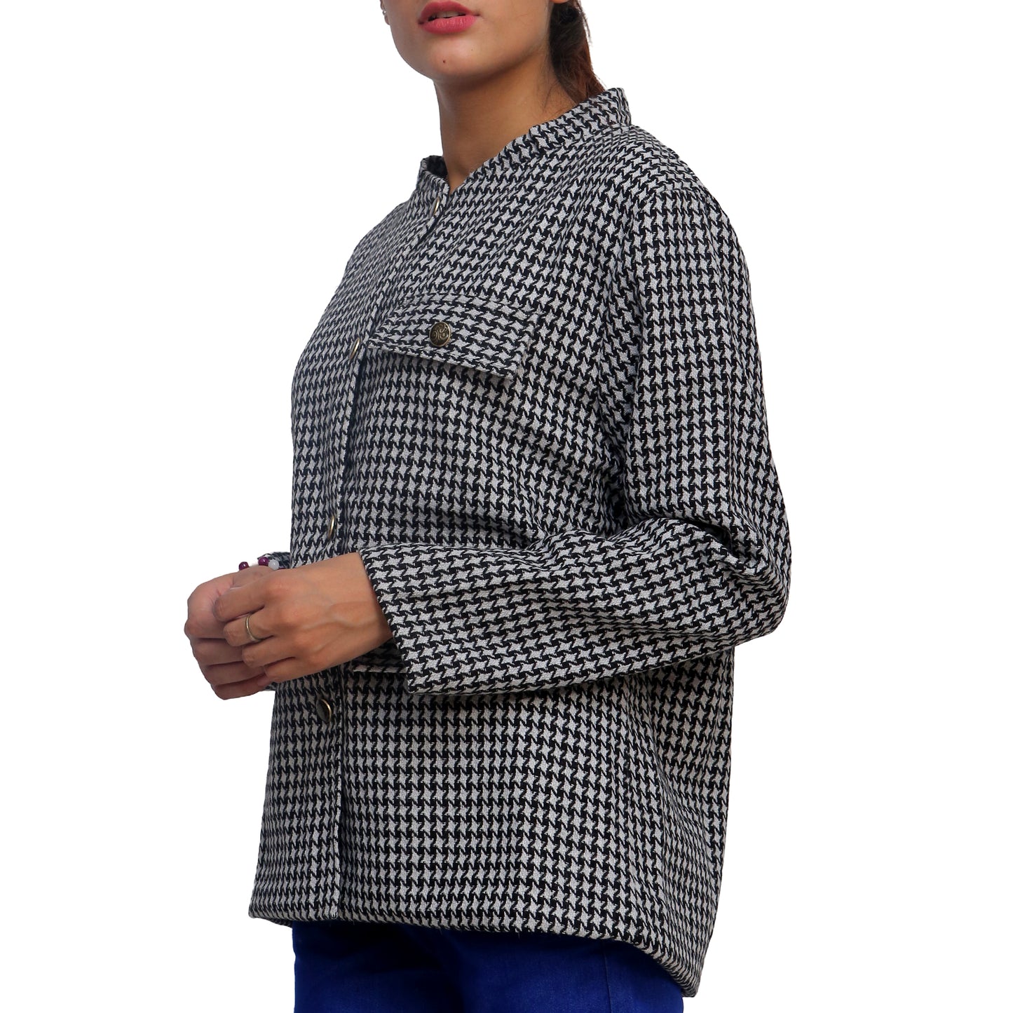 Trendy Tweed Jacket STW-3003