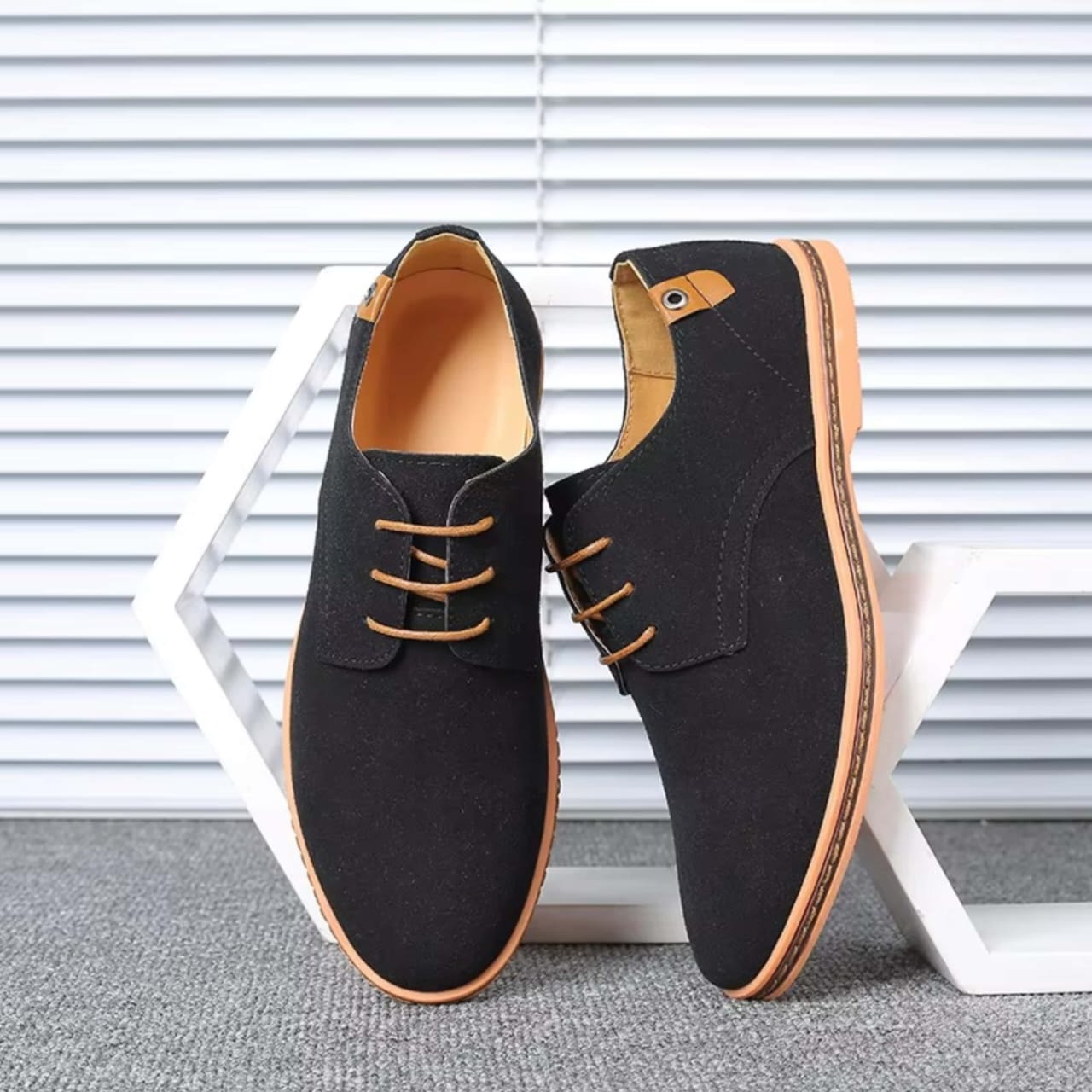 Black Suede Oxfords