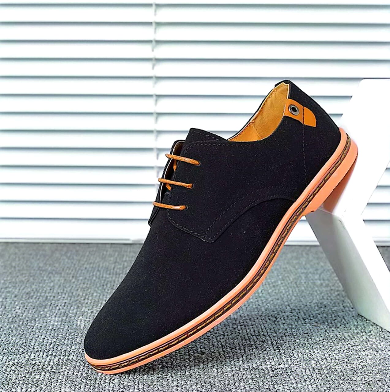 Black Suede Oxfords